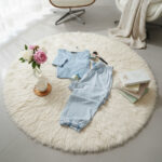 Pyjama femme TRESS bleu ciel tissu côtelé et pantalon jogger confortable - Vêtement de nuit tendance Algérie chez Zinelle