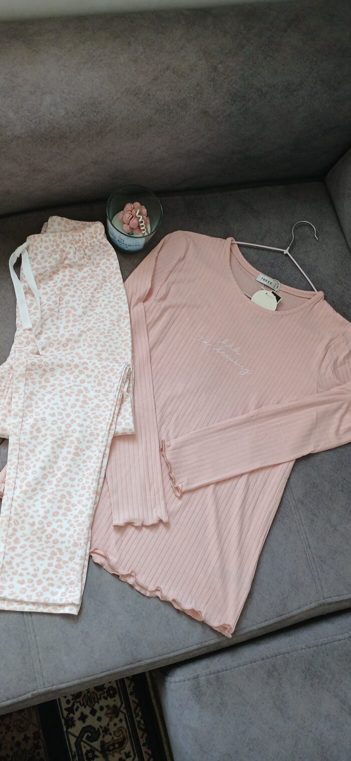 Pyjama Femme "Wild Pink" – Haut Côtelé & Pantalon Léopard – Image 8