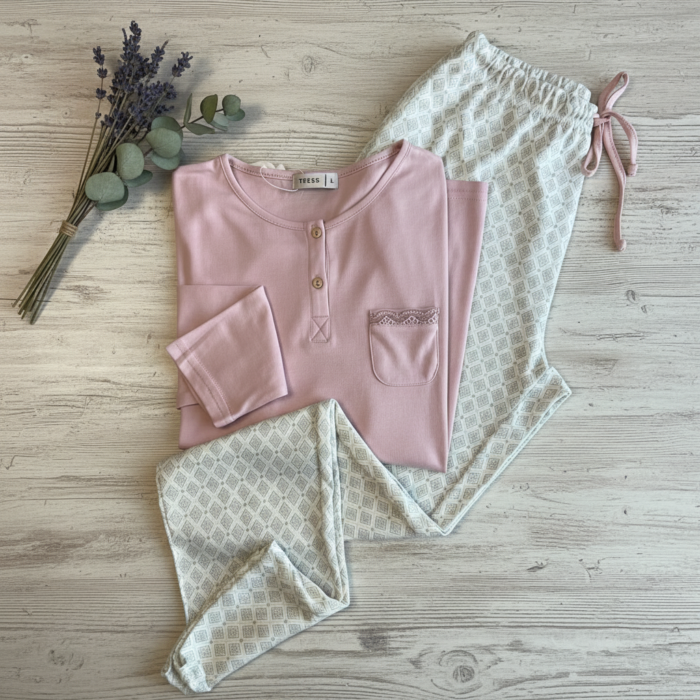 Pyjama Tress Pink Blossom 🌸 – Image 6