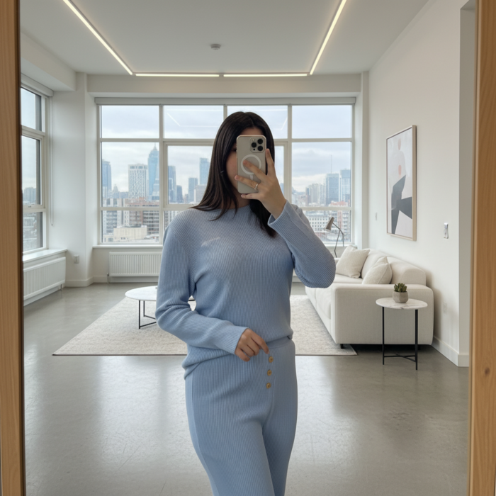 Ensemble Tress Soft Bleu 💙 – Image 3