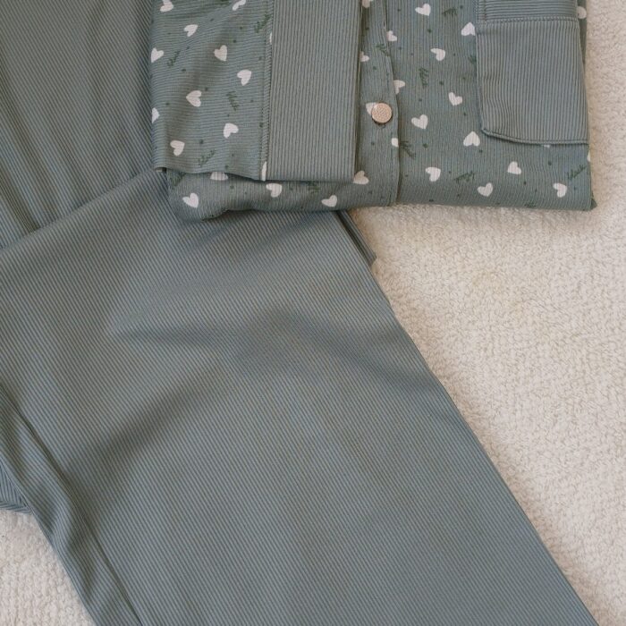Pyjama Sage Heart Dream – Image 3