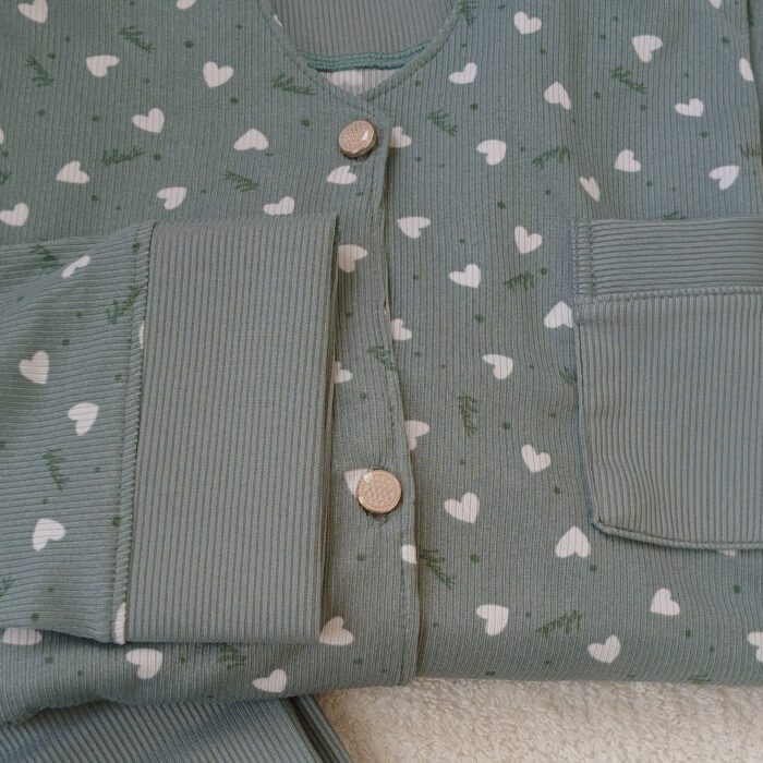 Pyjama Sage Heart Dream – Image 5