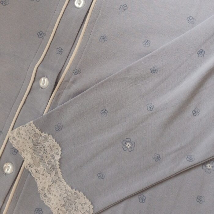 Chemise de nuit Éveil fleural 🩵 – Image 5