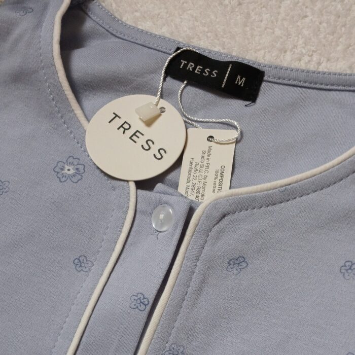 Chemise de nuit Éveil fleural 🩵 – Image 3