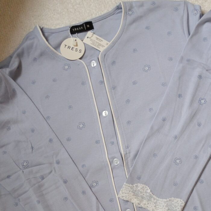 Chemise de nuit Éveil fleural 🩵 – Image 2