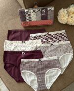 Pack de 6 Culottes 95% Coton – Confort Naturel au Quotidien ✨️