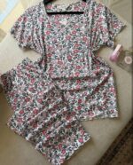 Ensemble de Pyjamas à Fleurs 🌸 – Image 2