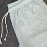 Ensemble Loungewear vert d'eau– 2 Pièces Côtelé avec Dentelle – TRESS – Image 4