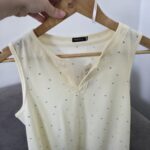 Chemise de nuit femme coton doux dentelle brodée