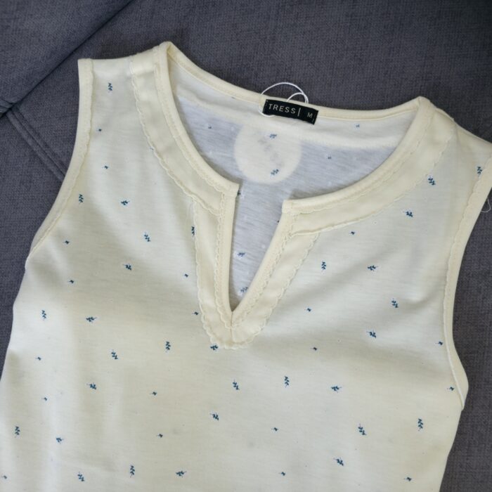 Chemise de nuit femme coton doux dentelle brodée – Image 5