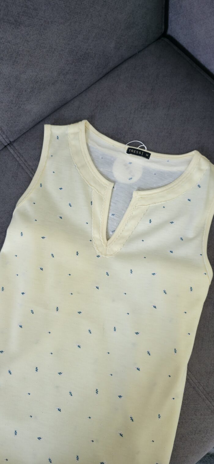 Chemise de nuit femme coton doux dentelle brodée – Image 3