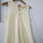 Chemise de nuit femme coton doux dentelle brodée – Image 2