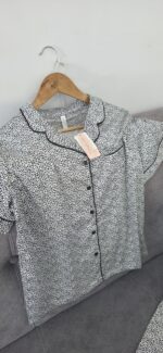 Pyjama été femme satin doux noir - Intima – Image 6