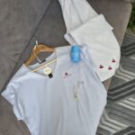 Pyjama été femme coton bleu ciel dentelle - TRESS