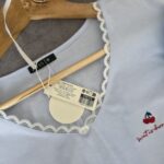 Pyjama été femme coton bleu ciel dentelle - TRESS – Image 3