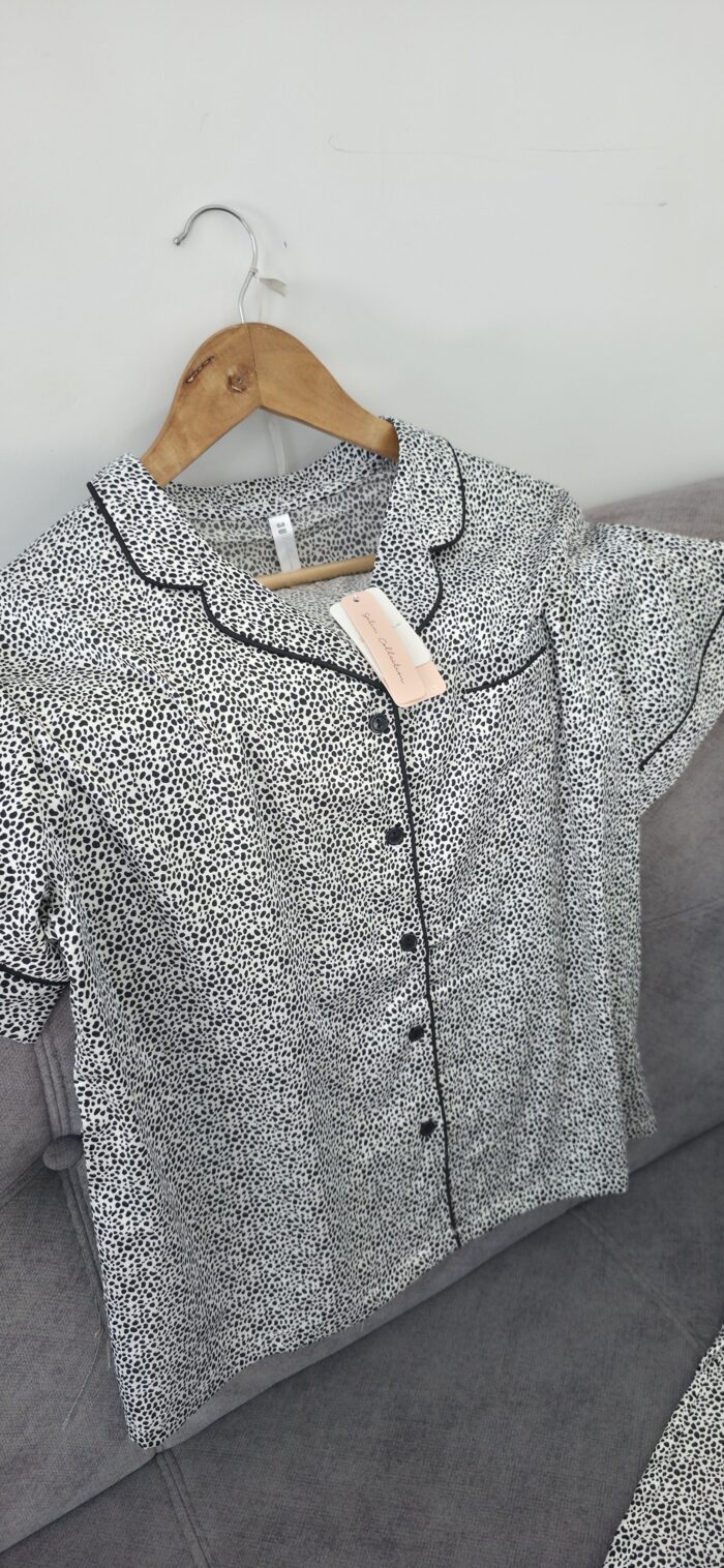 Pyjama été femme satin doux noir - Intima – Image 9